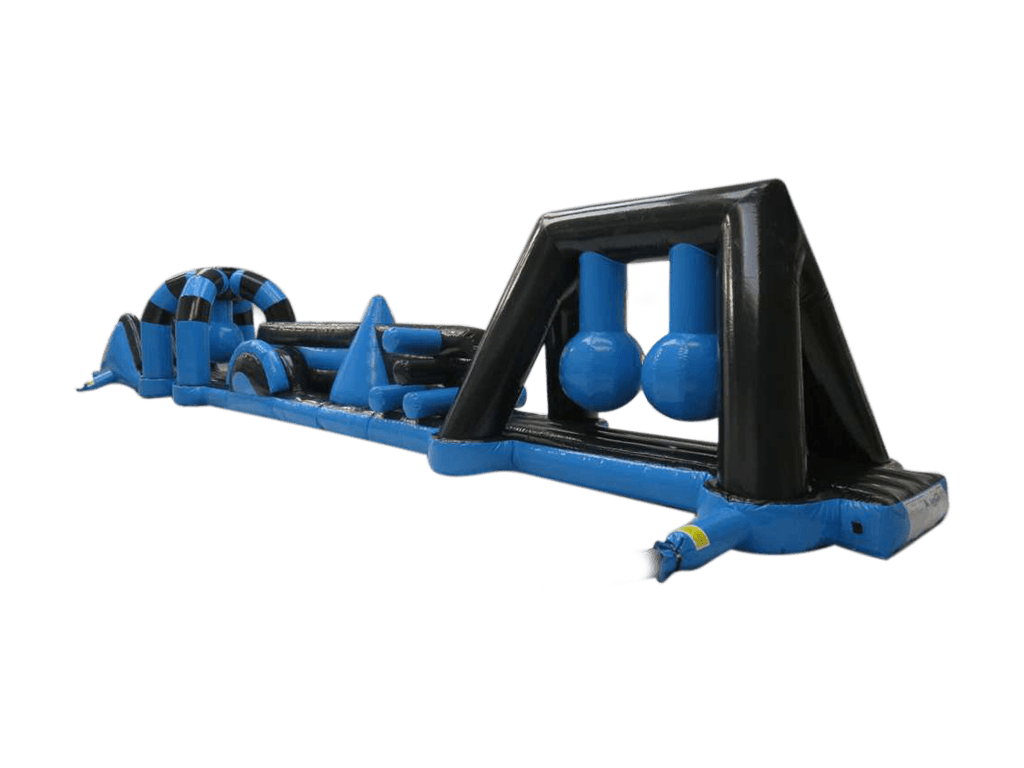 Piscina Inflable Double Trouble Negro y Azul de 18m