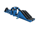 Piscina Inflable Double Trouble Negro y Azul de 18m