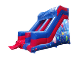 3m Platform Blue & Red Party Slide