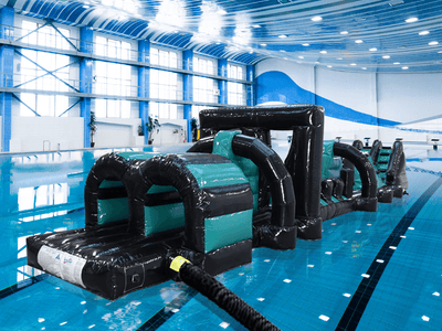 15m Grün & Schwarz Xterminator Pool-Aufblasbar