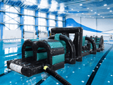 Piscină gonflabilă Xterminator verde și negru de 15 m