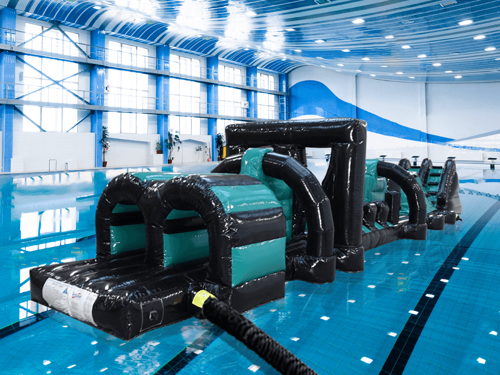 Piscină gonflabilă Xterminator verde și negru de 15 m