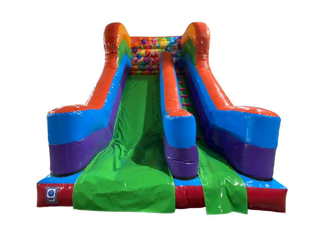 3m Multicoloured Platform Party High Wall Slide