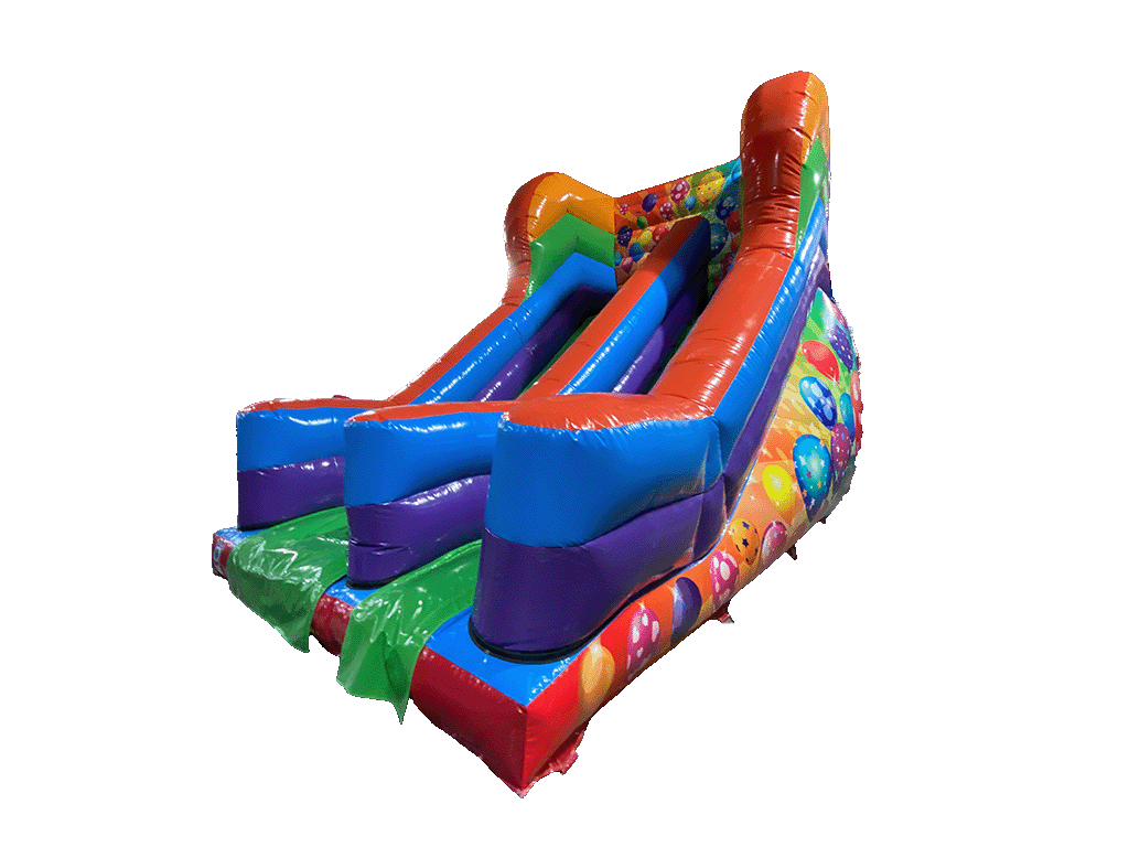 3m Multicoloured Platform Party High Wall Slide