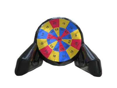 7m Kick ’n’ Stick Dubbel Rechtopstaand Opblaasbaar Spel