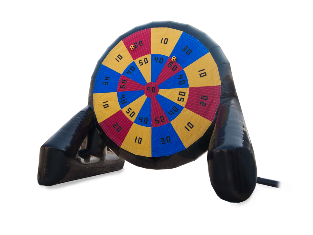 7m Kick ’n’ Stick Dubbel Rechtopstaand Opblaasbaar Spel