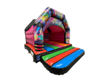 5x4m Multikleurige Disco A Frame met Vizier - Disco Klaar