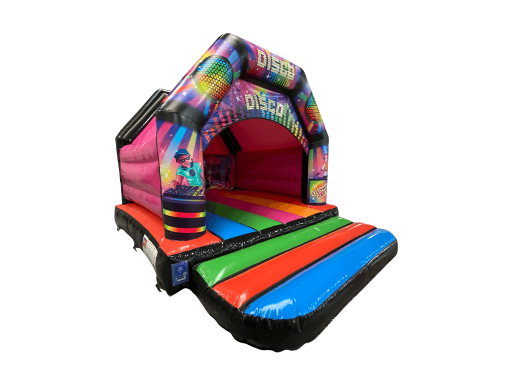 5x4m Multikleurige Disco A Frame met Vizier - Disco Klaar