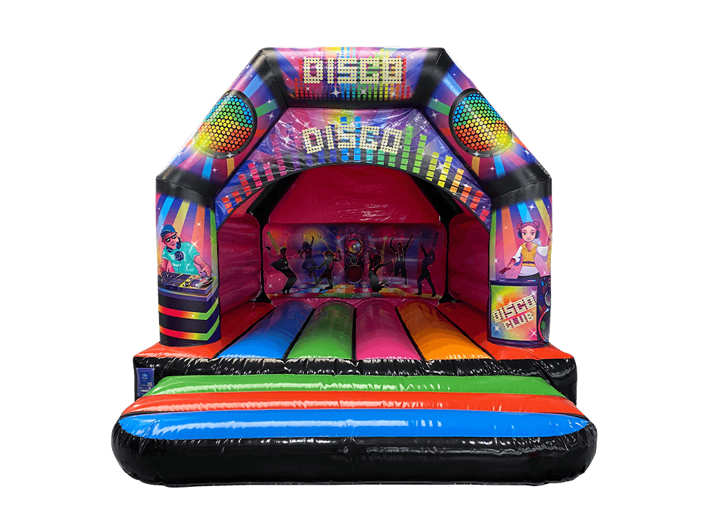 5x4m Multikleurige Disco A Frame met Vizier - Disco Klaar