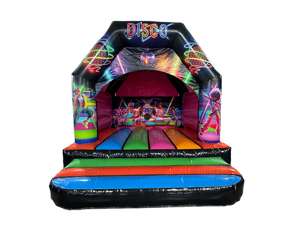 4x4m Multicoloured Disco A Frame With Visor - Disco Ready V3