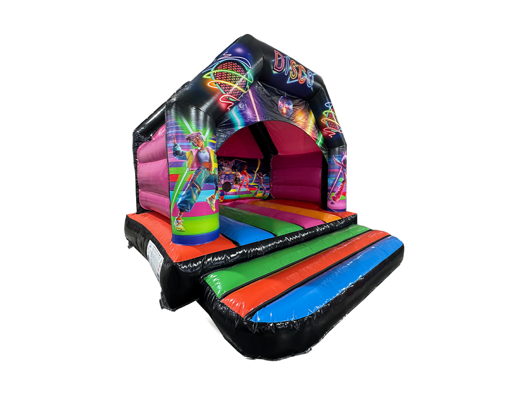 4x4m Multicoloured Disco A Frame With Visor - Disco Ready V3