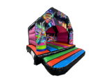 4x4m Multicoloured Disco A Frame With Visor - Disco Ready V3
