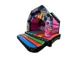 4x4m Multicoloured Disco A Frame With Visor - Disco Ready V3