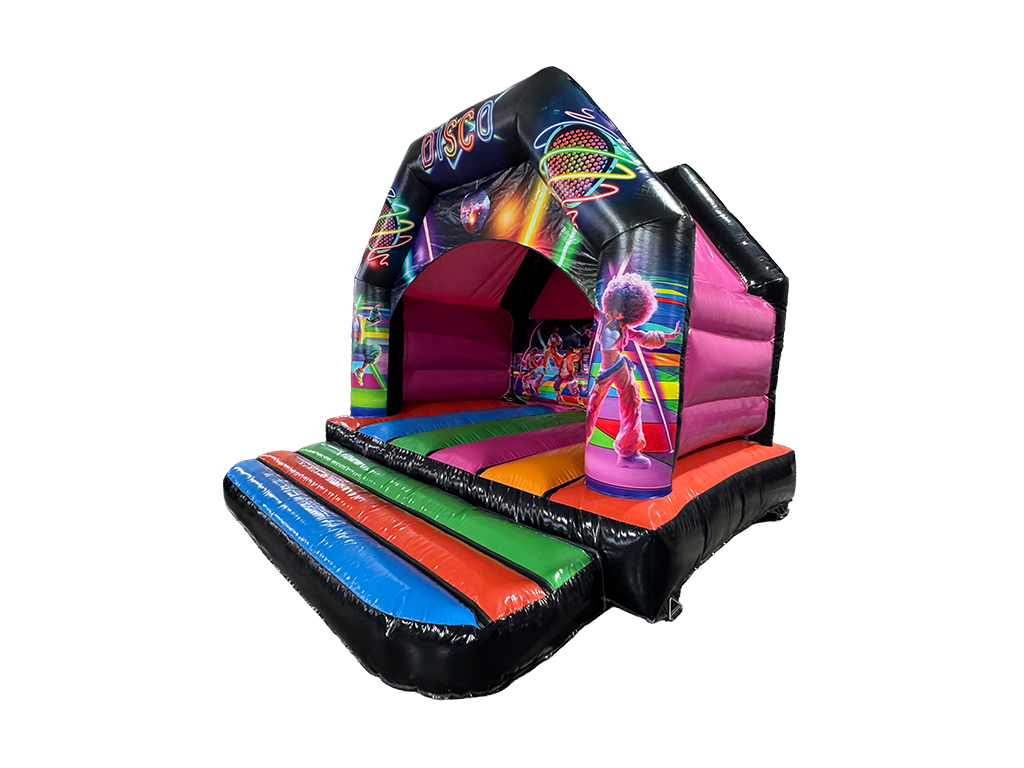 4x4m Multicoloured Disco A Frame With Visor - Disco Ready V3