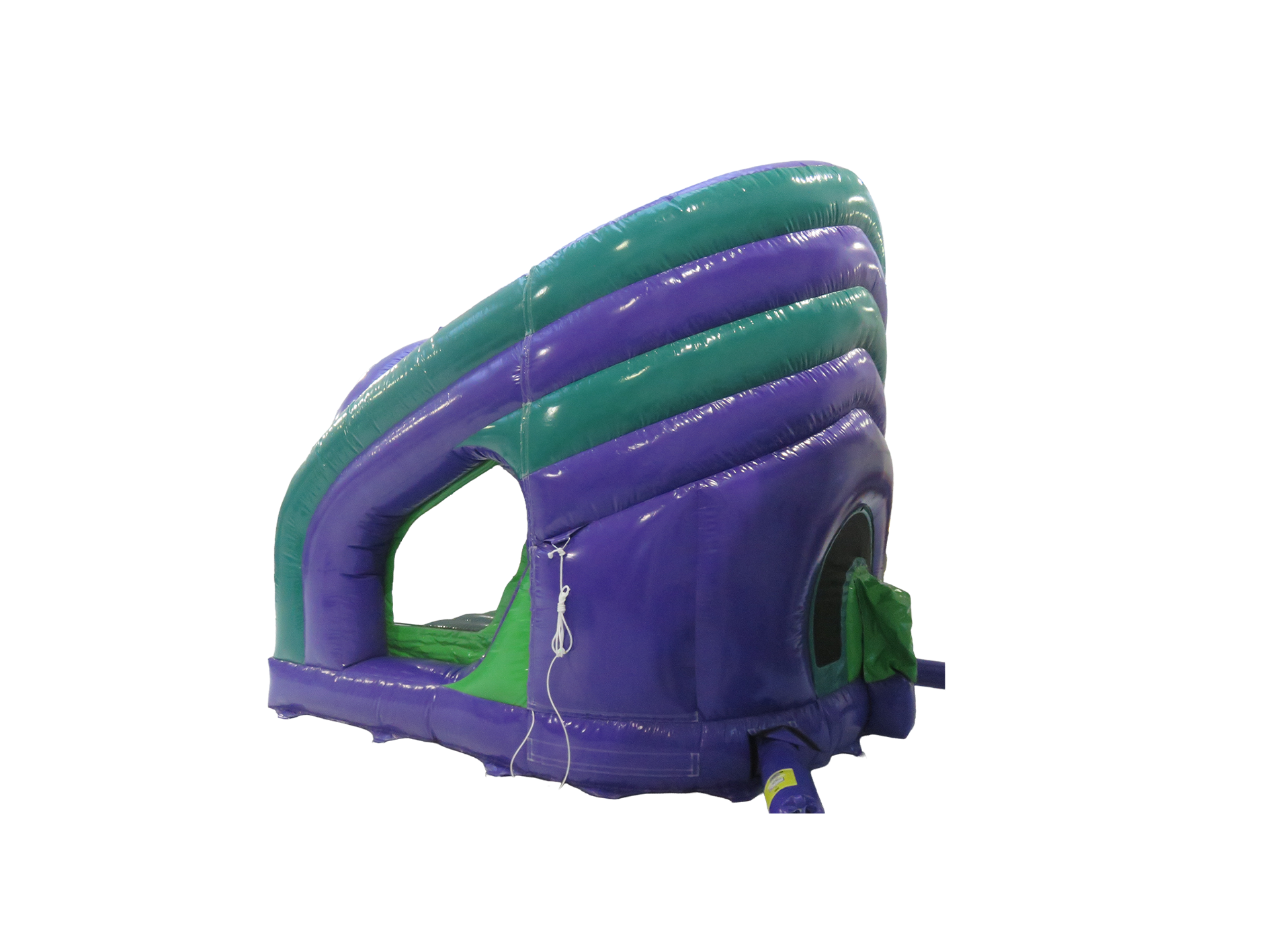 2.5m Platform Dinosaur Curved Play and Slide - Disco Ready