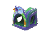 2.5m Platform Dinosaur Curved Play and Slide - Disco Ready