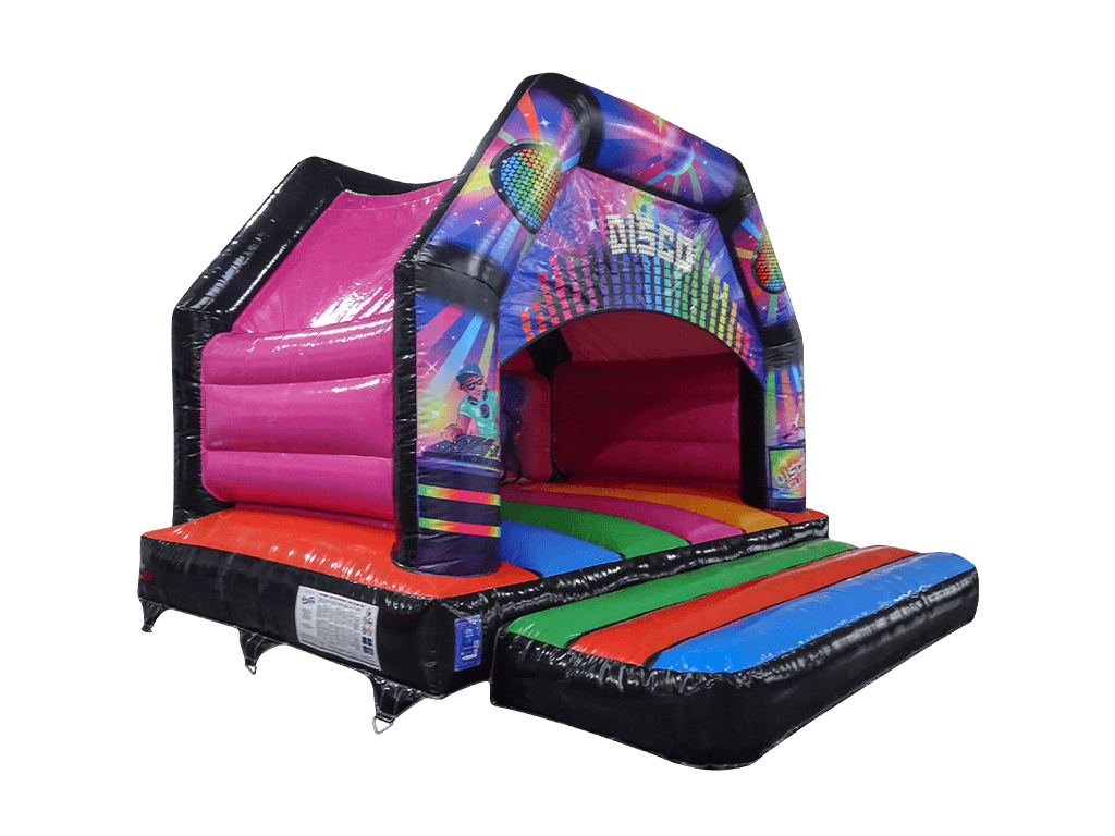 Estrutura em A Multicolorida Disco 4,5x4,5m - Pronta para Disco