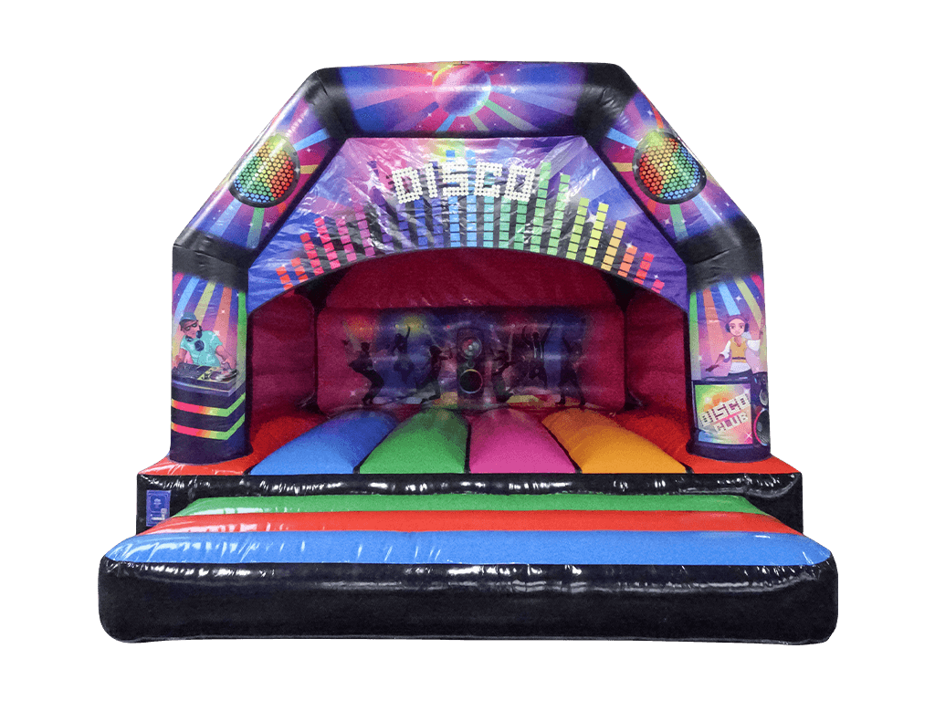 Estrutura em A Multicolorida Disco 4,5x4,5m - Pronta para Disco