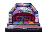 Estrutura em A Multicolorida Disco 4,5x4,5m - Pronta para Disco