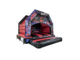4.5x4.5m Black & Red Graffiti A Frame with Visor - Disco Ready