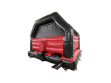 4.5x4.5m Black & Red Graffiti A Frame with Visor - Disco Ready