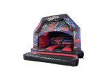 4.5x4.5m Black & Red Graffiti A Frame with Visor - Disco Ready