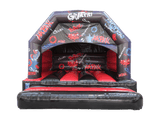 4.5x4.5m Black & Red Graffiti A Frame with Visor - Disco Ready