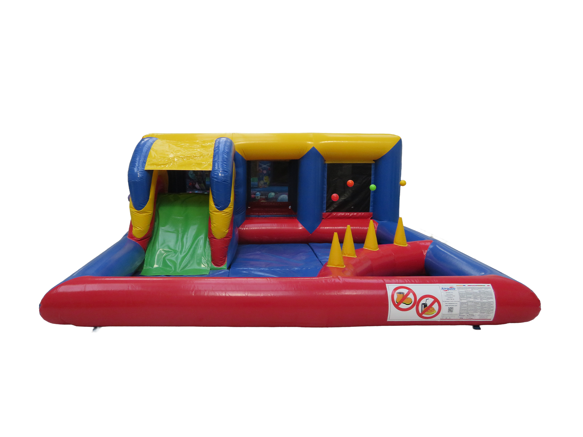 Multicoloured Playzone With Large Playbed