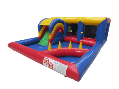 Multicoloured Playzone With Large Playbed
