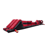 Piscine gonflable tourbillonnante rouge et noire de 15 m