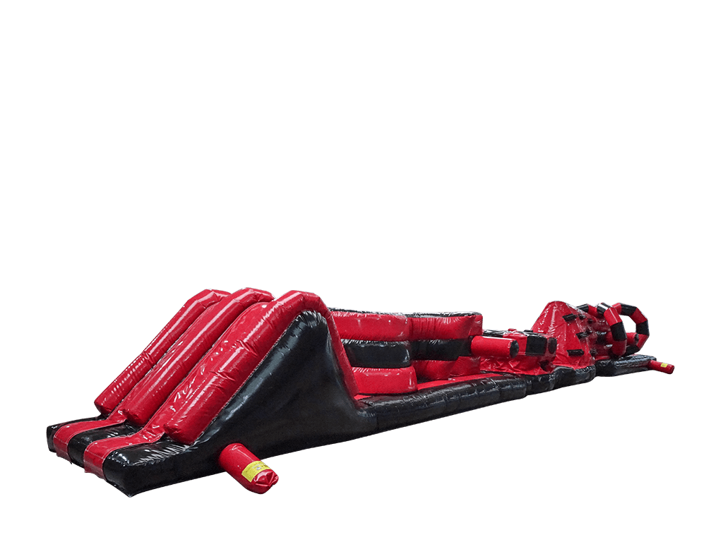 Piscine gonflable tourbillonnante rouge et noire de 15 m