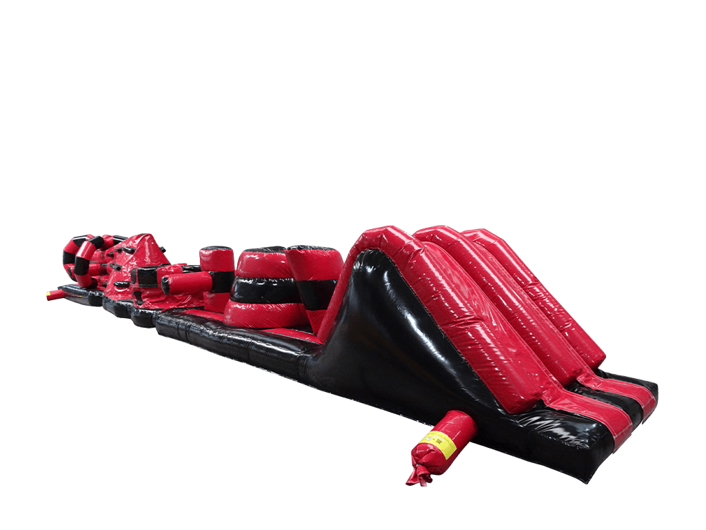 Piscine gonflable tourbillonnante rouge et noire de 15 m