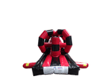Piscine gonflable tourbillonnante rouge et noire de 15 m