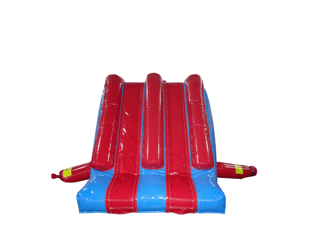 Inflable de piscina giratoria azul y rojo de 15 m