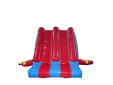 Inflable de piscina giratoria azul y rojo de 15 m