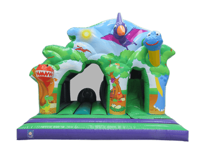 15x17ft Dinosaur Kingdom Play and Slide