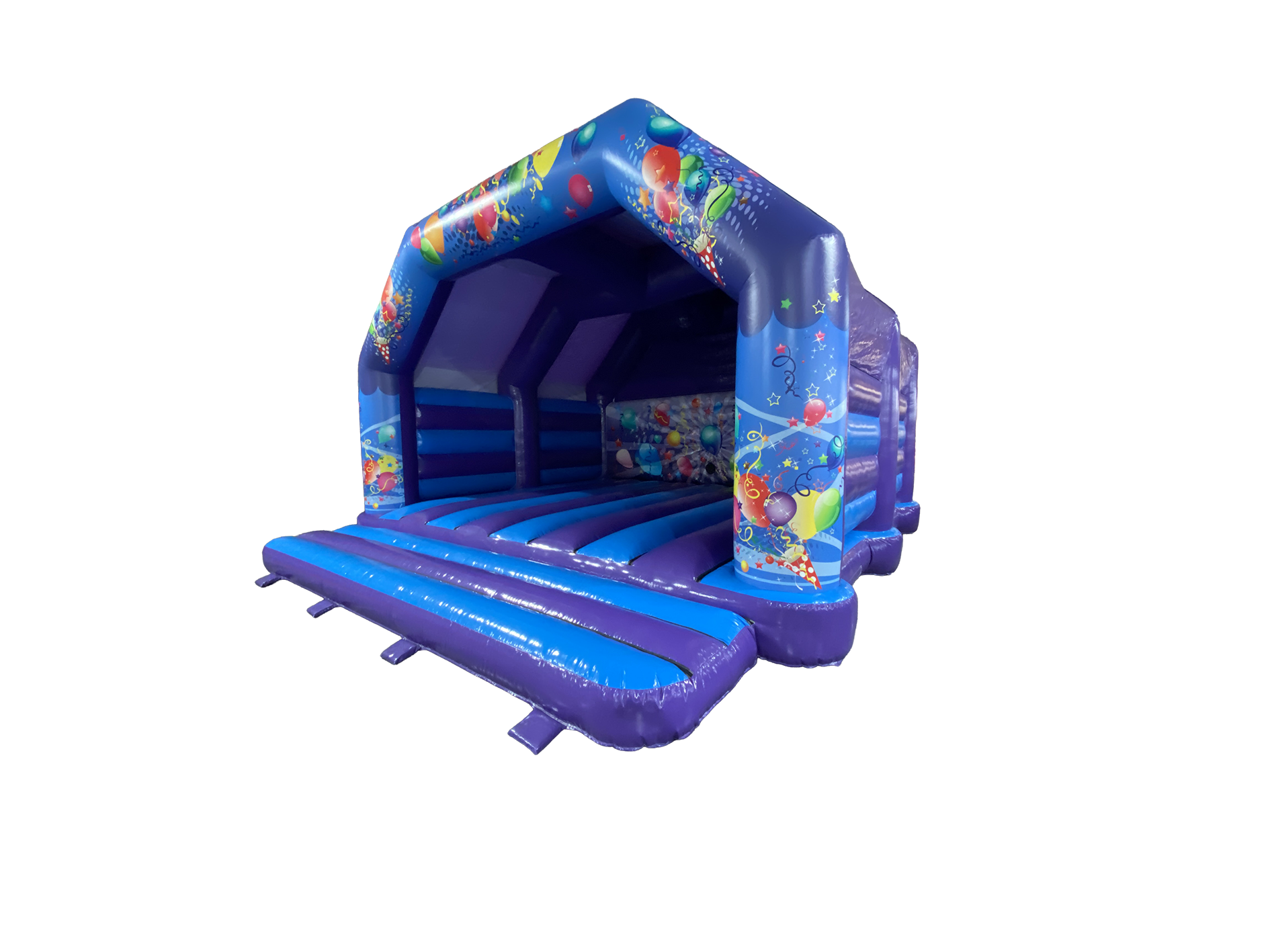 25x25ft Purple & Blue Party A Frame - Disco Ready