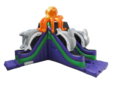 L-Shaped Dual Slide with Octopus