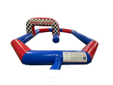 Circuit de voitures Didi rouge et bleu 6x4,5 m  