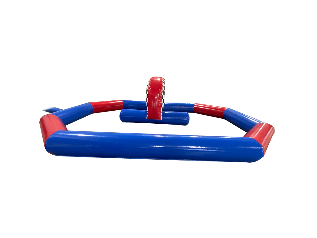Circuit de voitures Didi rouge et bleu 6x4,5 m  