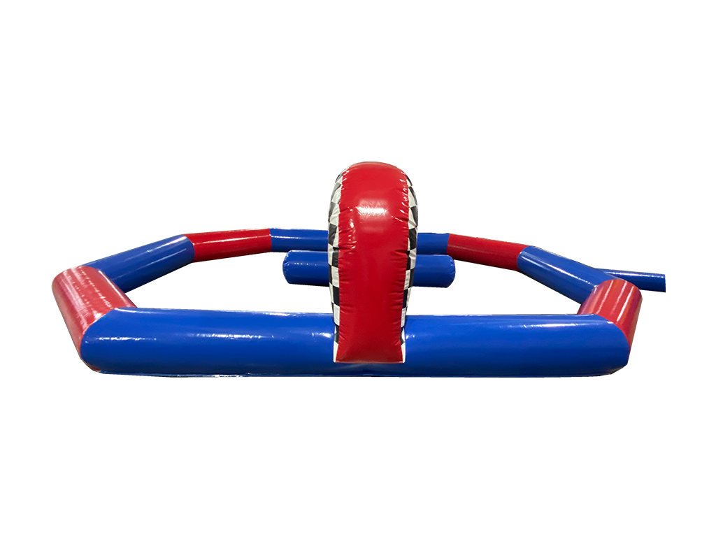 Circuit de voitures Didi rouge et bleu 6x4,5 m  