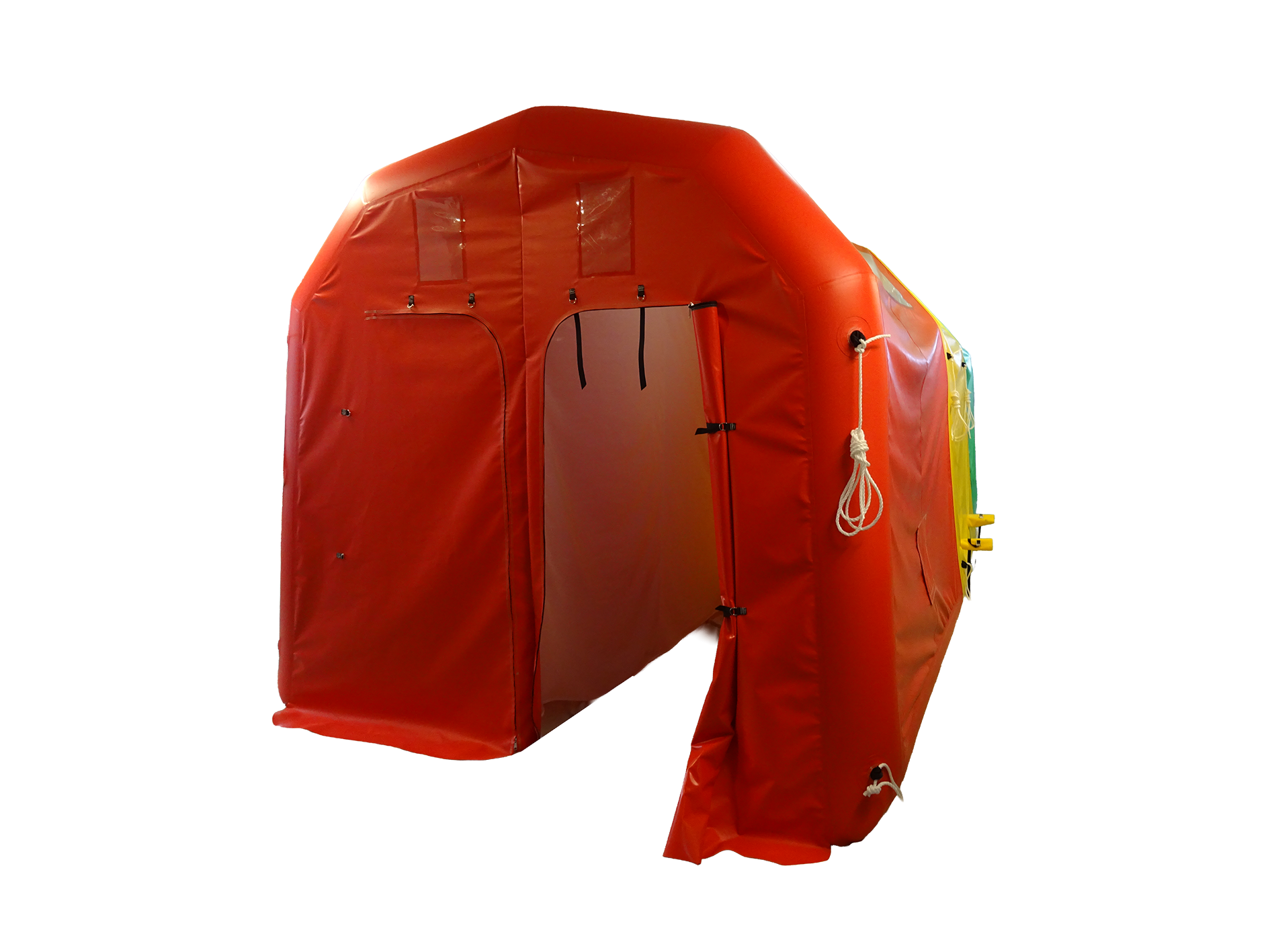Airtight Frame 3 Stage Dual Lane Tent