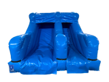 Scivolo festa blu da 1,5 m con piattaforma