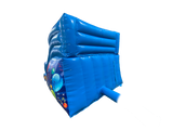 Scivolo festa blu da 1,5 m con piattaforma