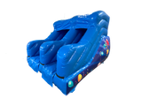 Scivolo festa blu da 1,5 m con piattaforma