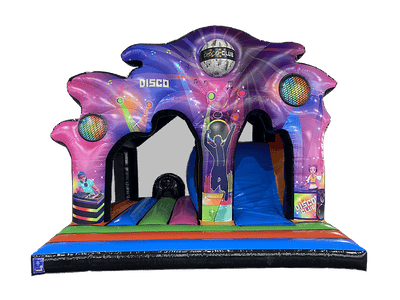 15x17ft Disco Kingdom Play and Slide - Disco Ready