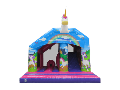 3D Unicorn Head Play and Slide - Disco Ready