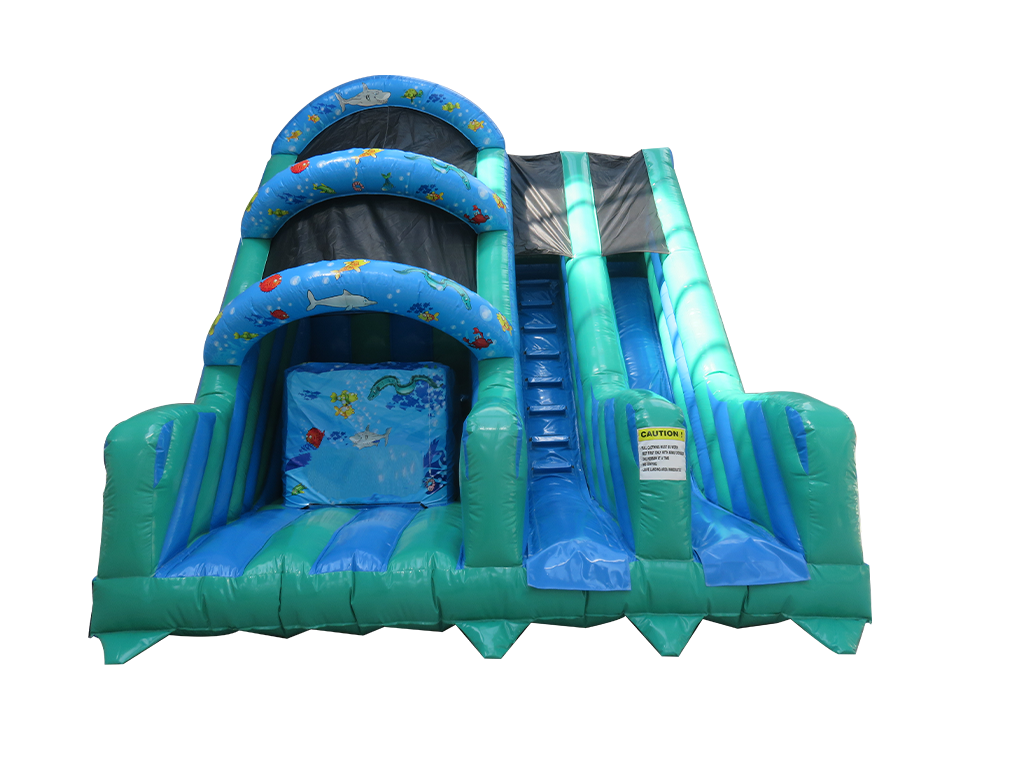 10ft Platform Base Jump with Drop Slide