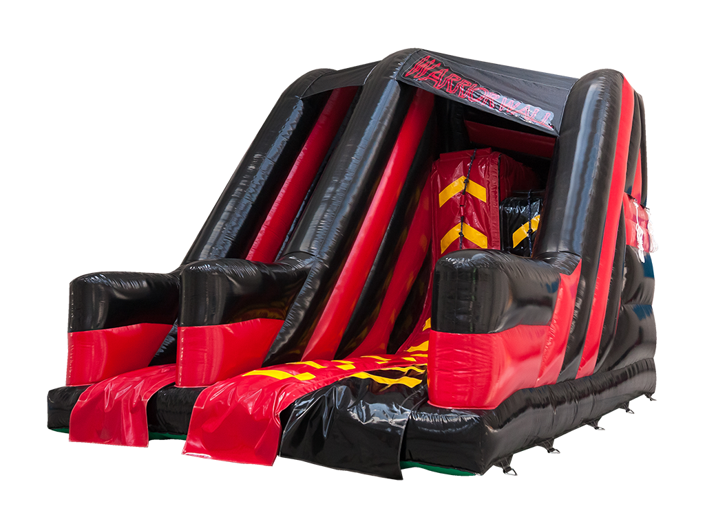Twin Lane Warrior Wall Inflatable Obstacle