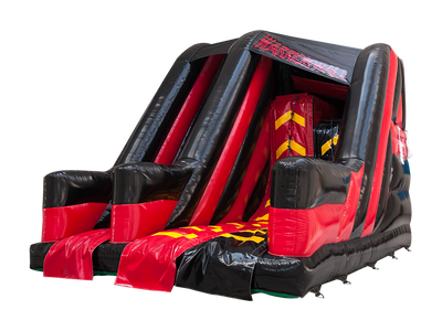 Twin Lane Warrior Wall Inflatable Obstacle